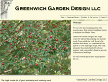 Tablet Screenshot of greenwichgardendesign.com